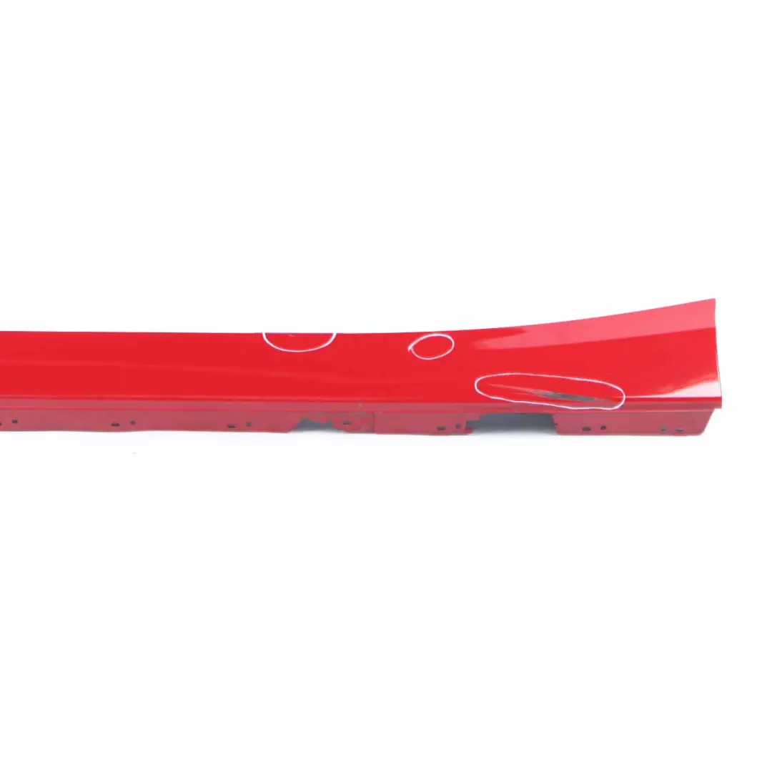 BMW F20 Sill Strip Side Skirt Left N/S Karmesinrot Crimson Red - A61 - SKU 7293553-KAR - Part number 7293553