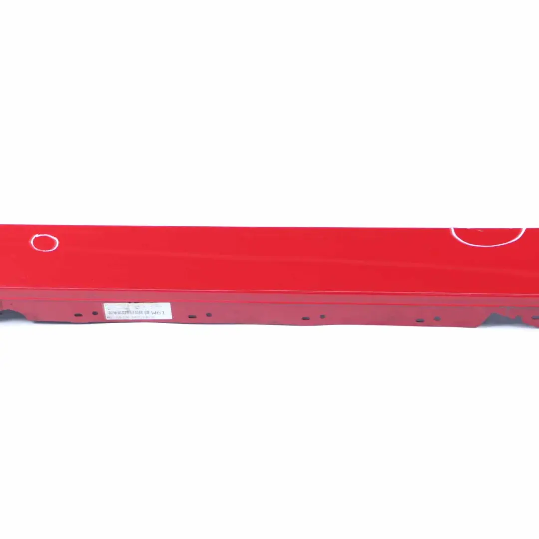 BMW F20 Sill Strip Side Skirt Left N/S Karmesinrot Crimson Red - A61 - SKU 7293553-KAR - Part number 7293553