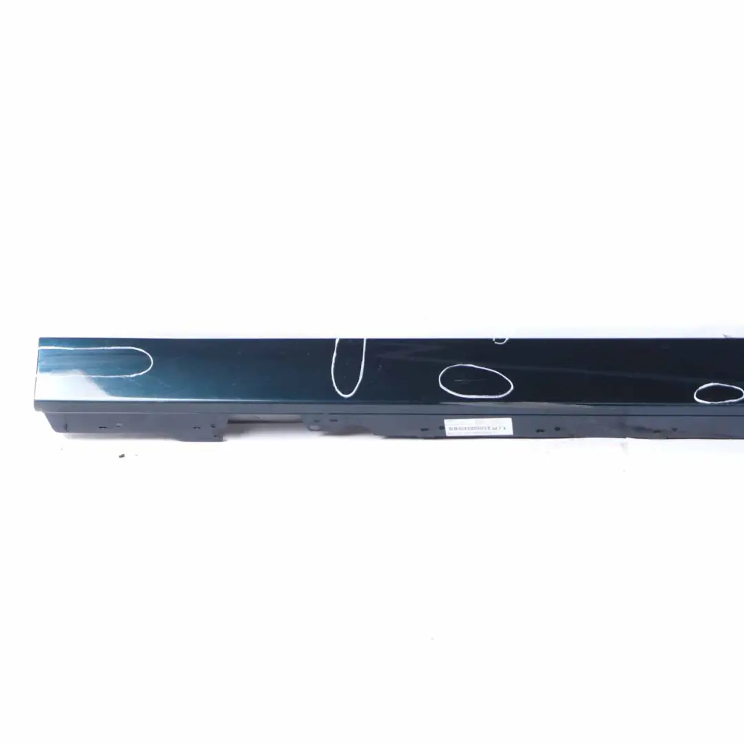 BMW F20 Side Skirt Door Sill Strip Cover Left N/S Midnight Blue Metallic - B38 - SKU 7293553-MBM - Part number 7293553