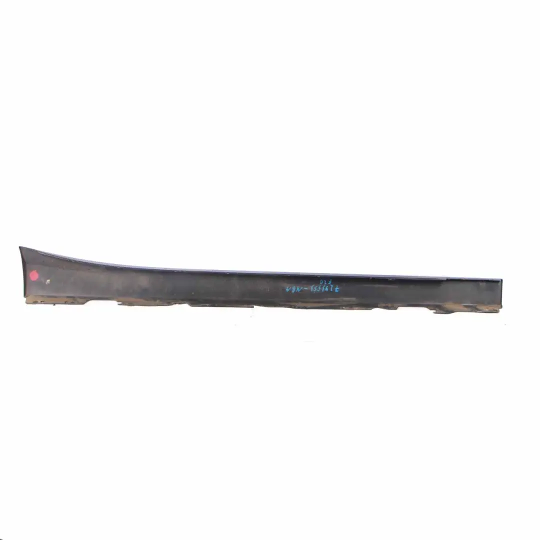 BMW F20 Side Skirt Door Sill Strip Cover Left N/S Midnight Blue Metallic - B38 - SKU 7293553-MBM - Part number 7293553