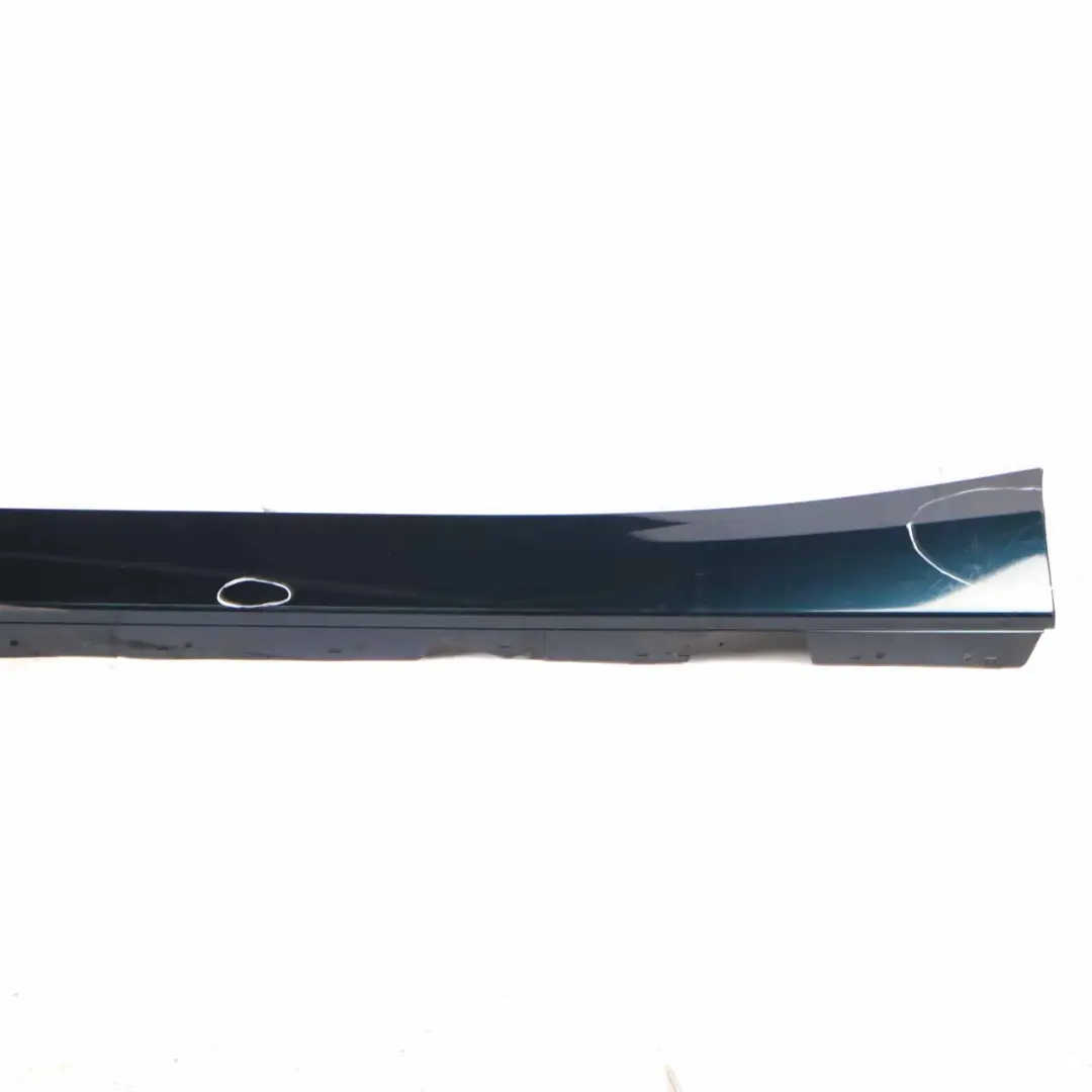 BMW F20 Side Skirt Door Sill Strip Cover Left N/S Midnight Blue Metallic - B38 - SKU 7293553-MBM - Part number 7293553