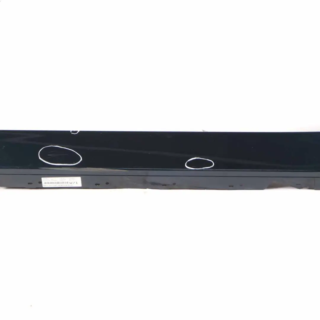 BMW F20 Side Skirt Door Sill Strip Cover Left N/S Midnight Blue Metallic - B38 - SKU 7293553-MBM - Part number 7293553