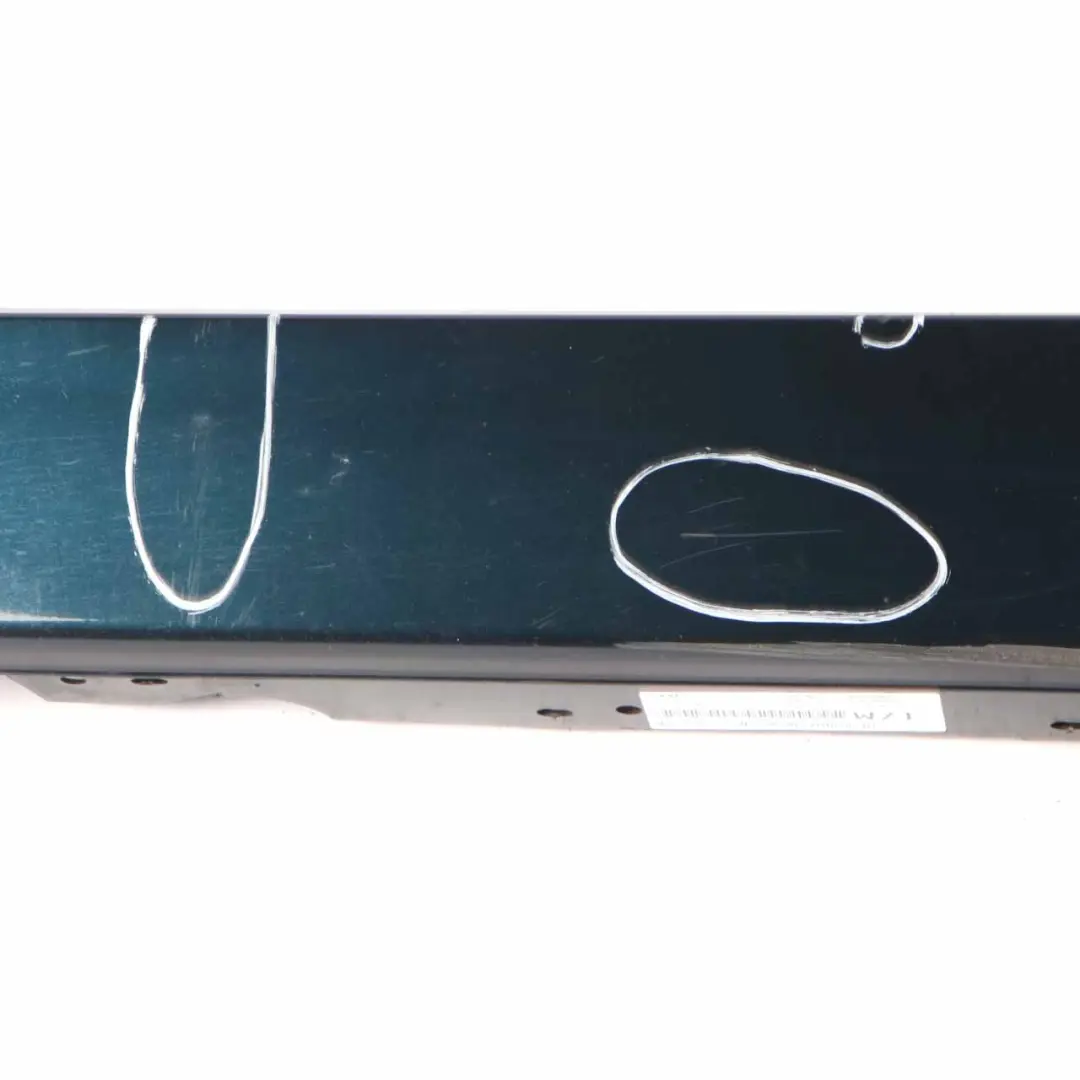 Side Skirt Door Sill Strip Cover Left N/S Midnight Blue Metallic - B38 to BMW F20 with Part number 7293553 BMW F20 Side Skirt Door Sill Strip Cover Left N/S Midnight Blue Metallic - B38 - SKU 7293553-MBM - Part number 7293553