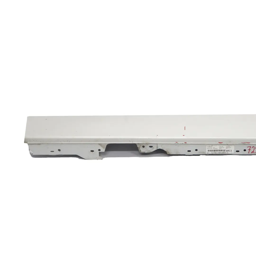 BMW F20 Gonna laterale portiera Copertura soglia sinistra Bianco minerale - A96 - SKU 7293553-MW1 - Numero di parte 7293553