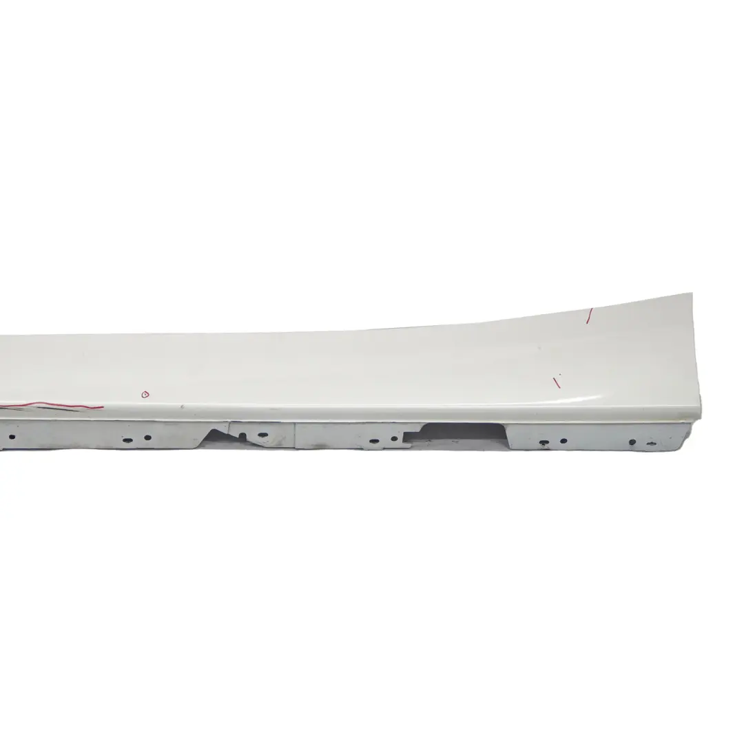 BMW F20 Faldón lateral Tapa de umbral de puerta Izquierda Blanco mineral - A96 - SKU 7293553-MW1 - Número de pieza 7293553