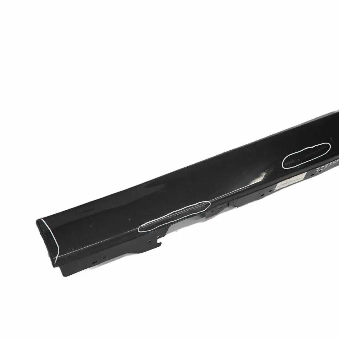 BMW F20 Side Skirt Door Sill Strip Covering Left N/S Schwarz 2 Black - 668 - SKU 7293553-SCH2 - Part number 7293553