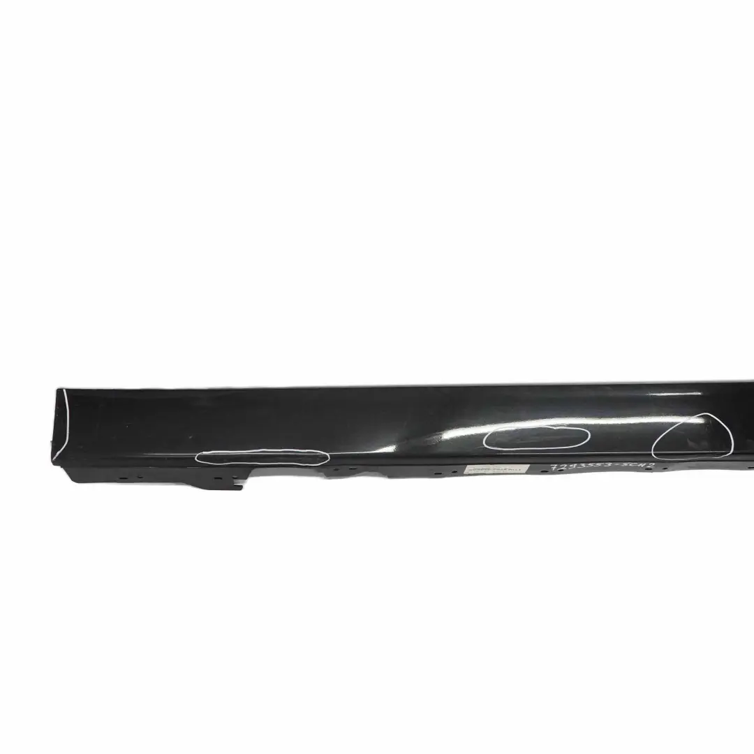 BMW F20 Side Skirt Door Sill Strip Covering Left N/S Schwarz 2 Black - 668 - SKU 7293553-SCH2 - Part number 7293553