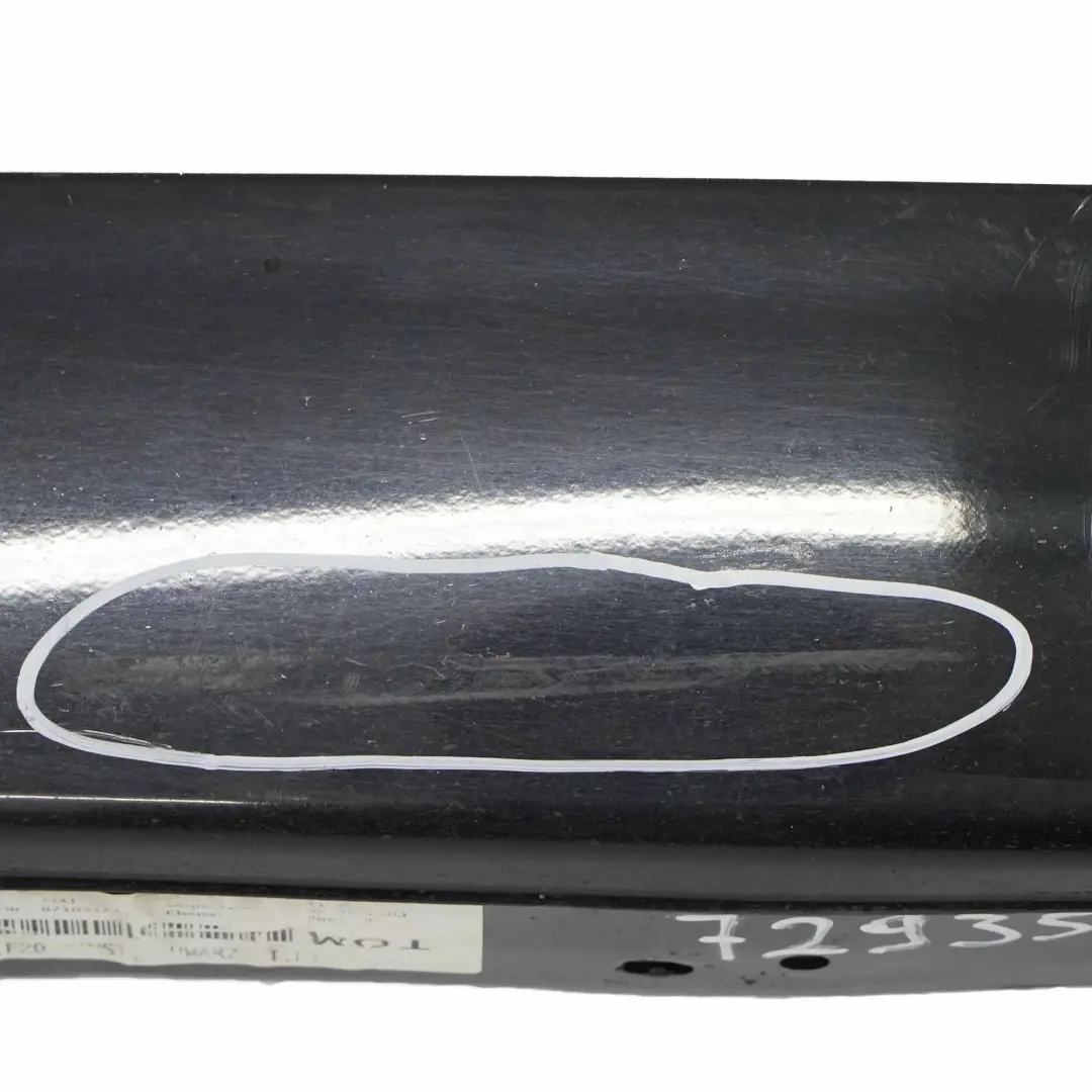 BMW F20 Side Skirt Door Sill Strip Covering Left N/S Schwarz 2 Black - 668 - SKU 7293553-SCH2 - Part number 7293553