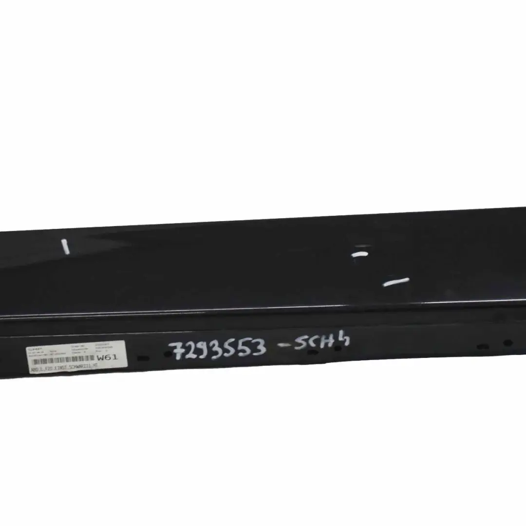 Side Skirt Door Sill Strip Covering Left N/S Schwarz 2 Black - 668 to BMW F20 with Part number 7293553 BMW F20 Side Skirt Door Sill Strip Covering Left N/S Schwarz 2 Black - 668 - SKU 7293553-SCH5 - Part number 7293553