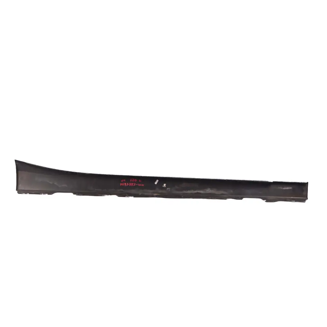 BMW 1 F20 Sill Strip Side Skirt Left N/S Schwarz 2 Black - 668 - SKU 7293553-SCH - Part number 7293553