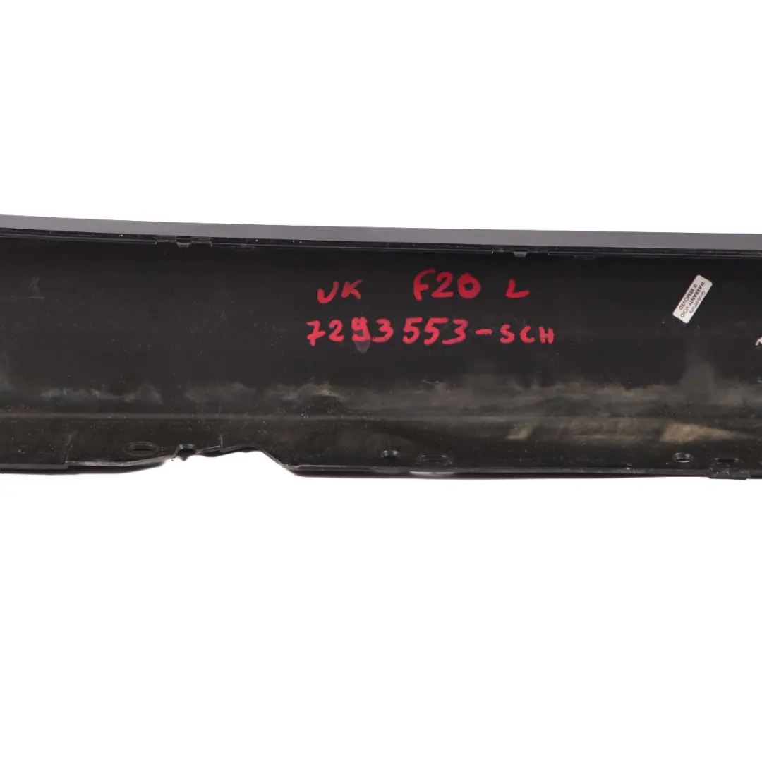 Sill Strip Side Skirt Left N/S Schwarz 2 Black - 668 to BMW 1 F20 with Part number 7293553 BMW 1 F20 Sill Strip Side Skirt Left N/S Schwarz 2 Black - 668 - SKU 7293553-SCH - Part number 7293553