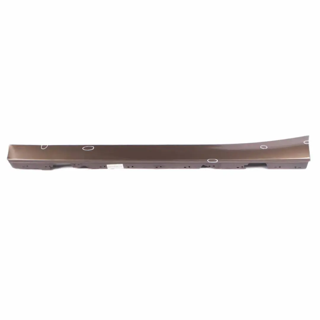 Side Skirt Door Sill Strip Cover Left N/S Sparkling Bronze Metallic B06 to BMW F20 with Part number 7293553 BMW F20 Side Skirt Door Sill Strip Cover Left N/S Sparkling Bronze Metallic B06 - SKU 7293553-SPB - Part number 7293553