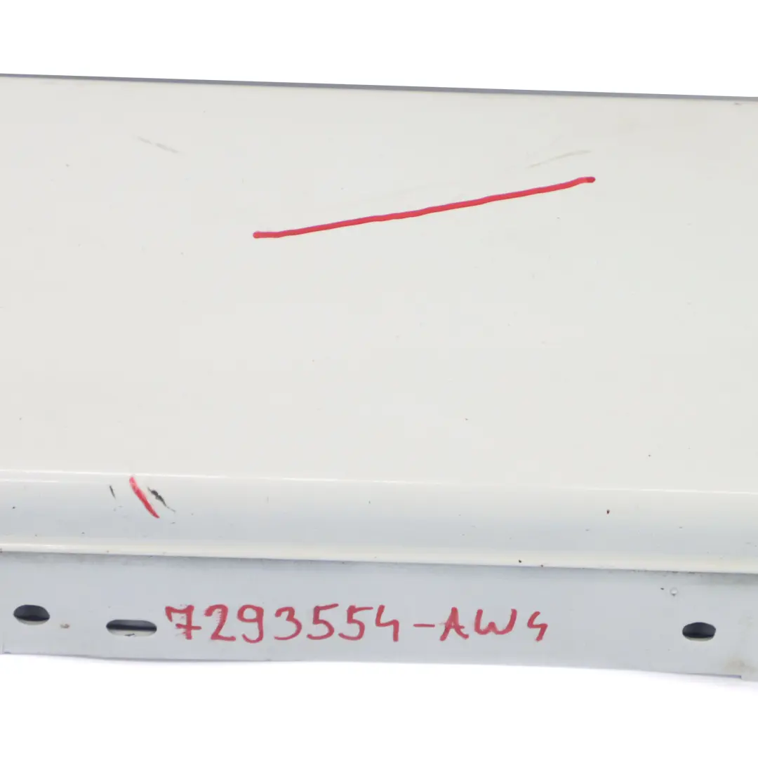 Sill Strip Side Skirt Right O/S Panel Alpinweiss Alpine White - 300 to BMW F20 with Part number 7293554 BMW F20 Sill Strip Side Skirt Right O/S Panel Alpinweiss Alpine White - 300 - SKU 7293554-AW4 - Part number 7293554