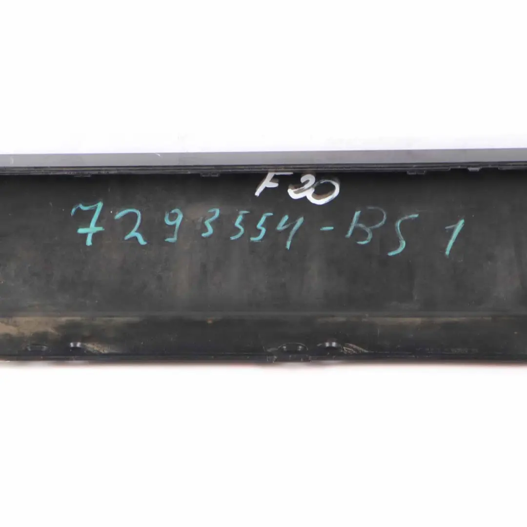 BMW F20 Side Skirt Sill Strip Side Skirt Right O/S Black Sapphire Metallic - 475 - SKU 7293554-BS1 - Part number 7293554