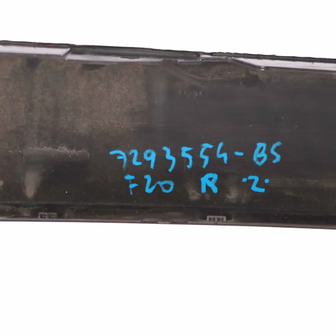 Sill Strip Side Skirt Right O/S Black Sapphire Metallic - 475 to BMW F20 with Part number 7293554 BMW F20 Sill Strip Side Skirt Right O/S Black Sapphire Metallic - 475 - SKU 7293554-BS - Part number 7293554
