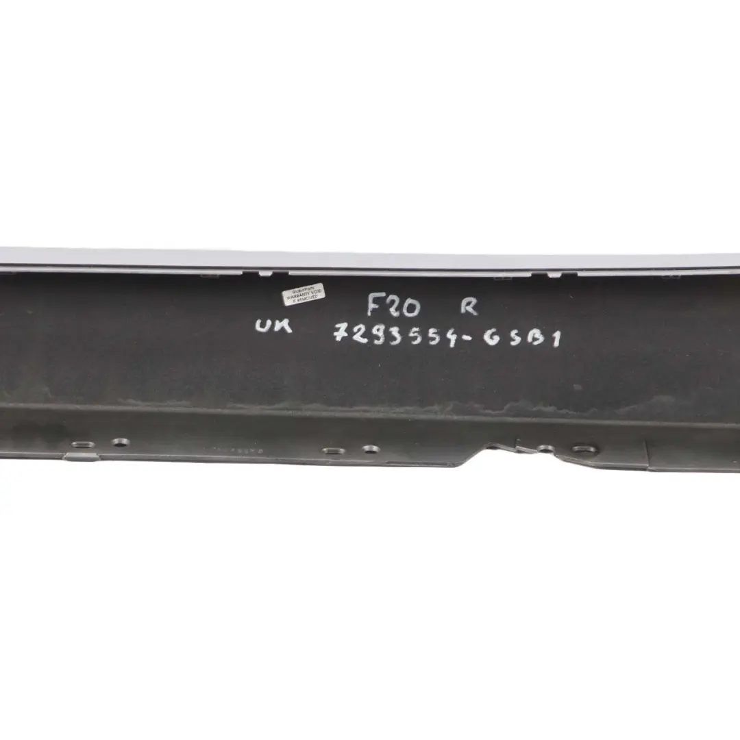 BMW 1 F20 Sill Strip Side Skirt Right O/S Glaciersilber Silver Metallic - A83 - SKU 7293554-GSB1 - Part number 7293554