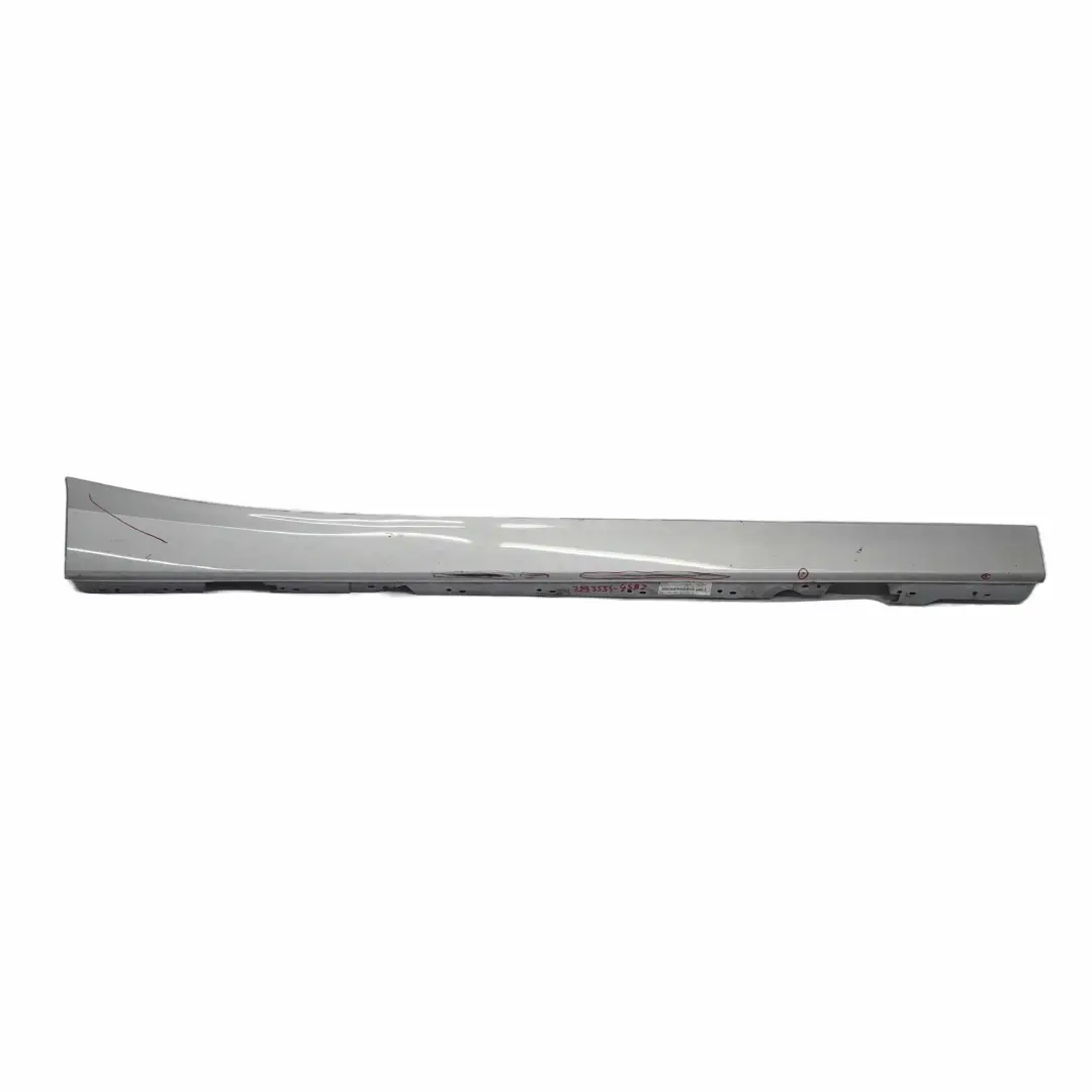 BMW F20 Side Skirt Sill Strip Right O/S Glacier Silber Silver Metallic - A83 - SKU 7293554-GSB2 - Part number 7293554