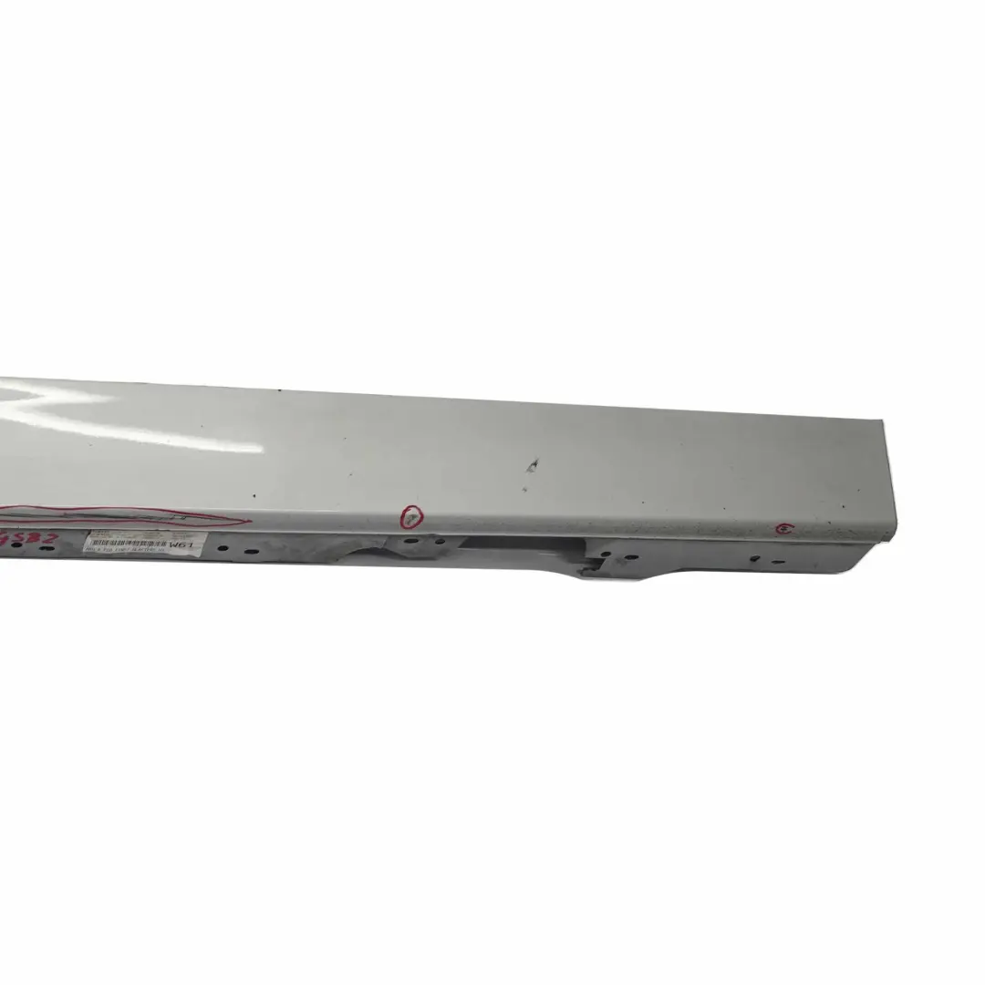 BMW F20 Side Skirt Sill Strip Right O/S Glacier Silber Silver Metallic - A83 - SKU 7293554-GSB2 - Part number 7293554