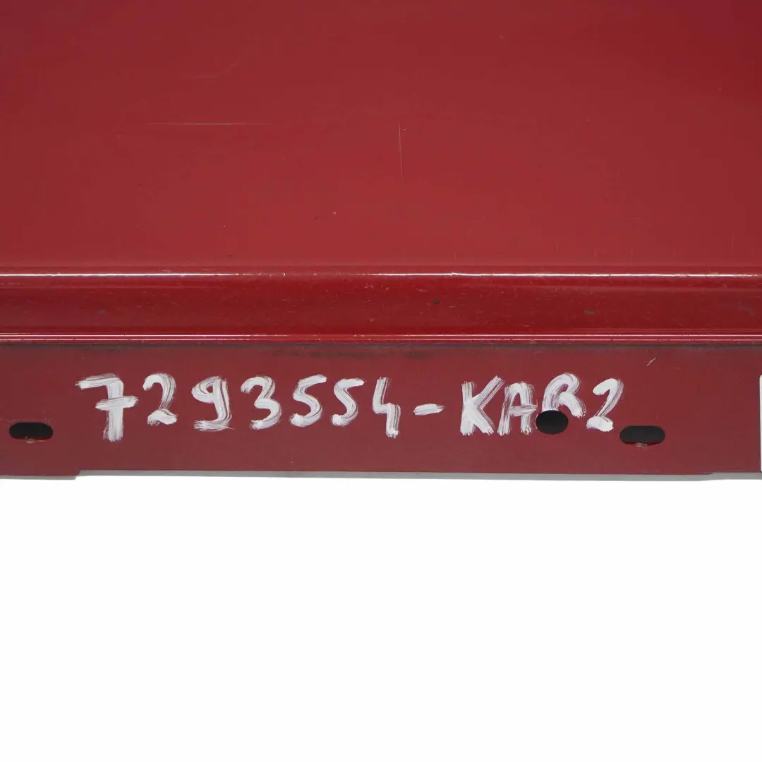 Sill Strip Faldón Lateral Derecho Karmesinrot Rojo Carmesí - A61 para BMW F20 con número de pieza 7293554 BMW F20 Sill Strip Faldón Lateral Derecho Karmesinrot Rojo Carmesí - A61 - SKU 7293554-KAR2 - Número de pieza 7293554