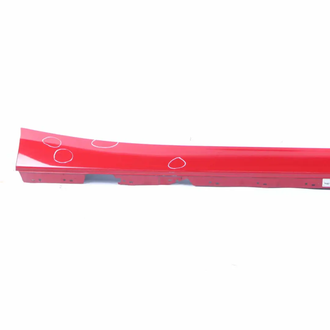 BMW F20 Sill Strip Side Skirt Right O/S Karmesinrot Crimson Red - A61 - SKU 7293554-KAR - Part number 7293554