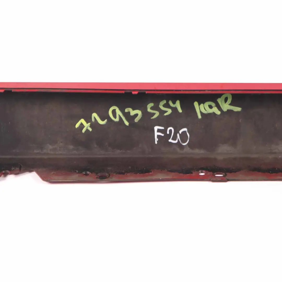 BMW F20 Sill Strip Side Skirt Right O/S Karmesinrot Crimson Red - A61 - SKU 7293554-KAR - Part number 7293554
