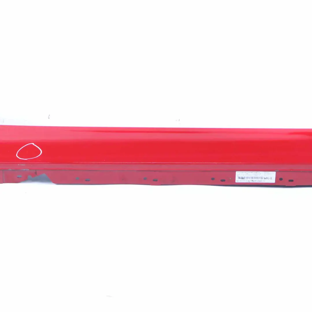 BMW F20 Sill Strip Side Skirt Right O/S Karmesinrot Crimson Red - A61 - SKU 7293554-KAR - Part number 7293554