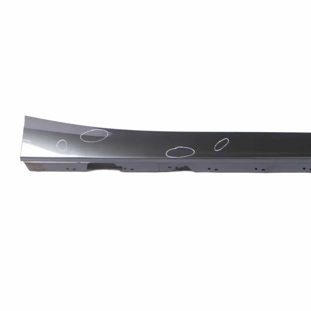 BMW F20 Sill Strip Side Skirt Right O/S Mineral Grau Grey Metallic - B39 - SKU 7293554-MG4 - Part number 7293554