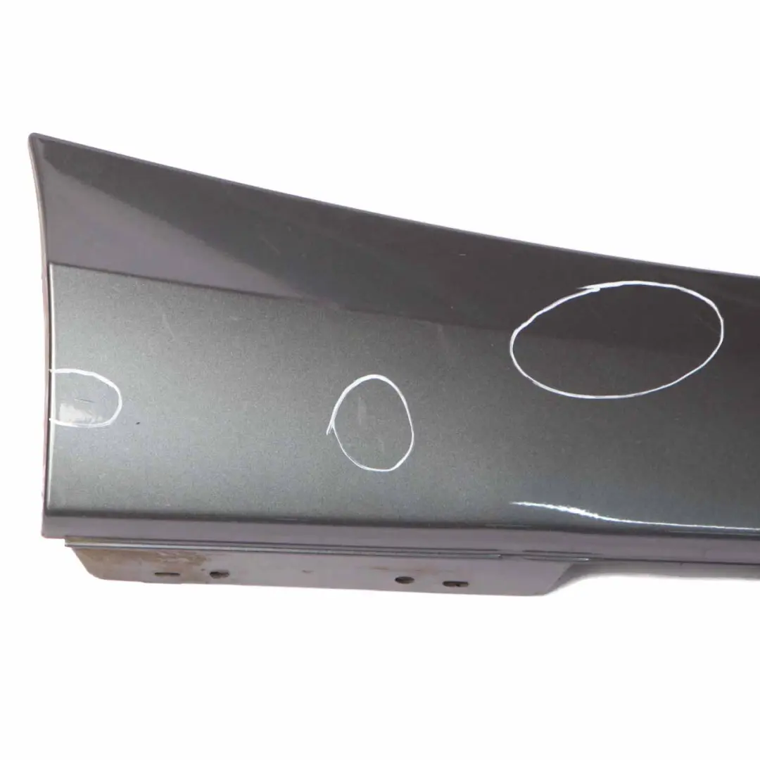 BMW F20 Sill Strip Side Skirt Right O/S Mineral Grau Grey Metallic - B39 - SKU 7293554-MG4 - Part number 7293554