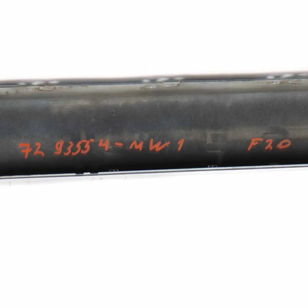 BMW F20 Sill Strip Side Skirt Right O/S Mineralweiss Mineral White - A96 - SKU 7293554-MW1 - Part number 7293554