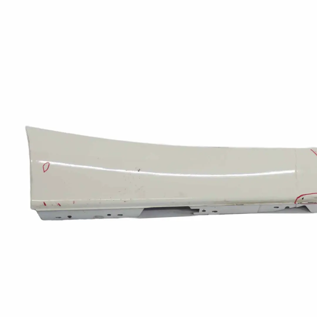 BMW F20 Sill Strip Side Skirt Right O/S Mineralweiss Mineral White - A96 - SKU 7293554-MW2 - Part number 7293554