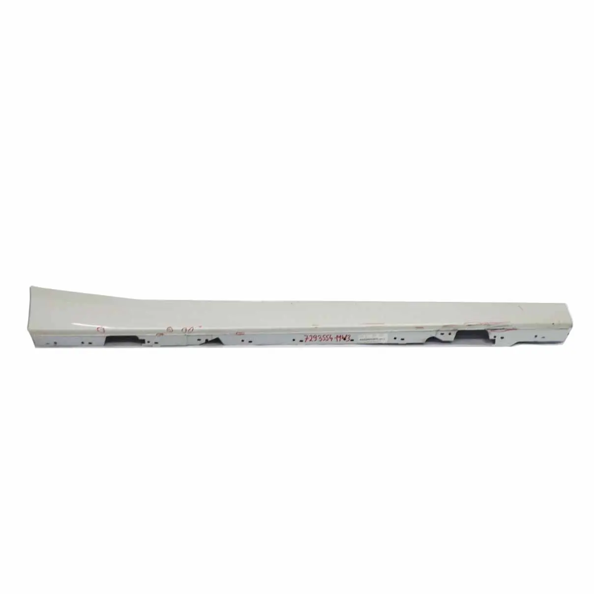 BMW F20 Sill Strip Faldón Lateral Derecho Mineralweiss Blanco Mineral A96