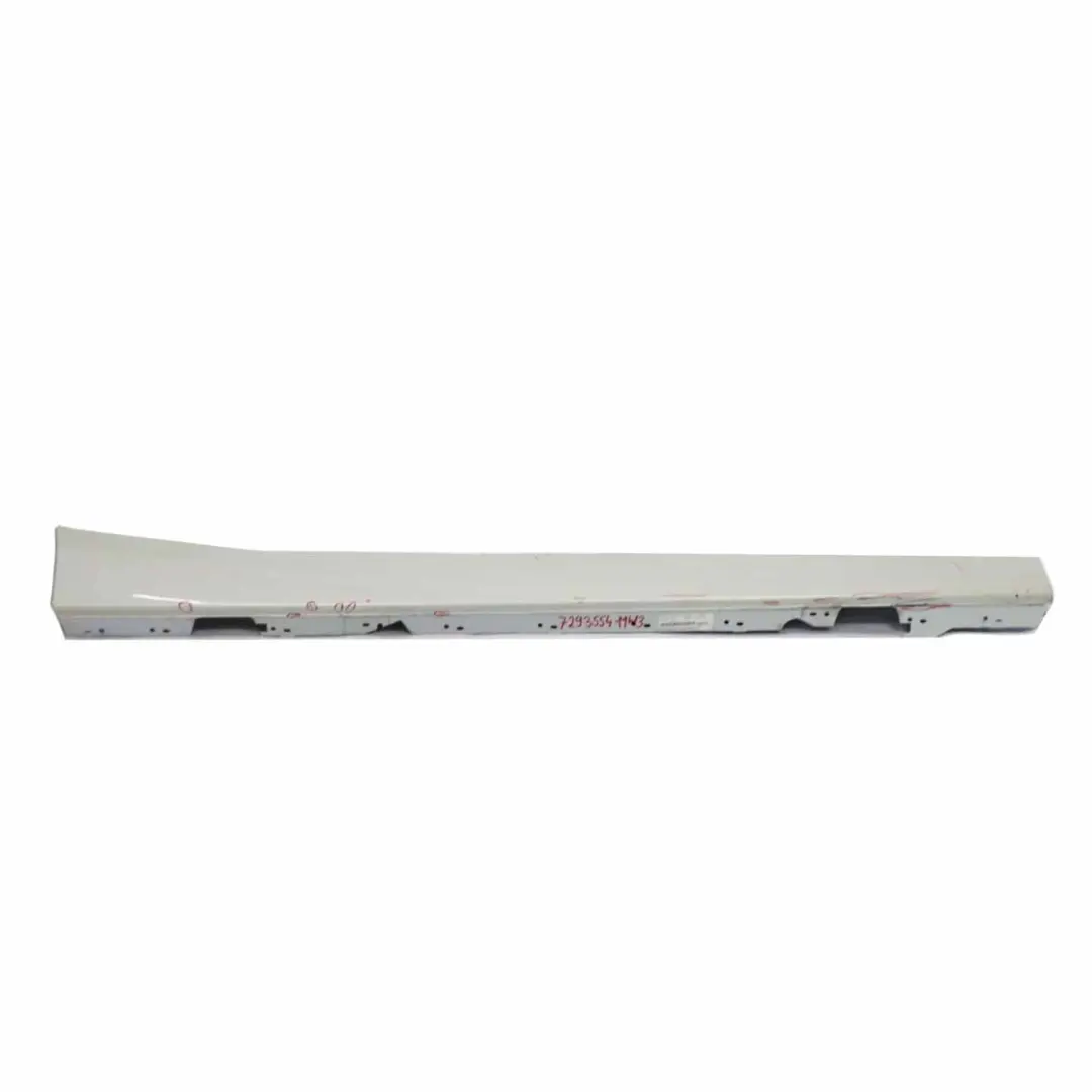 BMW F20 Striscia davanzale Gonna laterale destra Mineralweiss Mineral White A96 - SKU 7293554-MW3 - Numero di parte 7293554