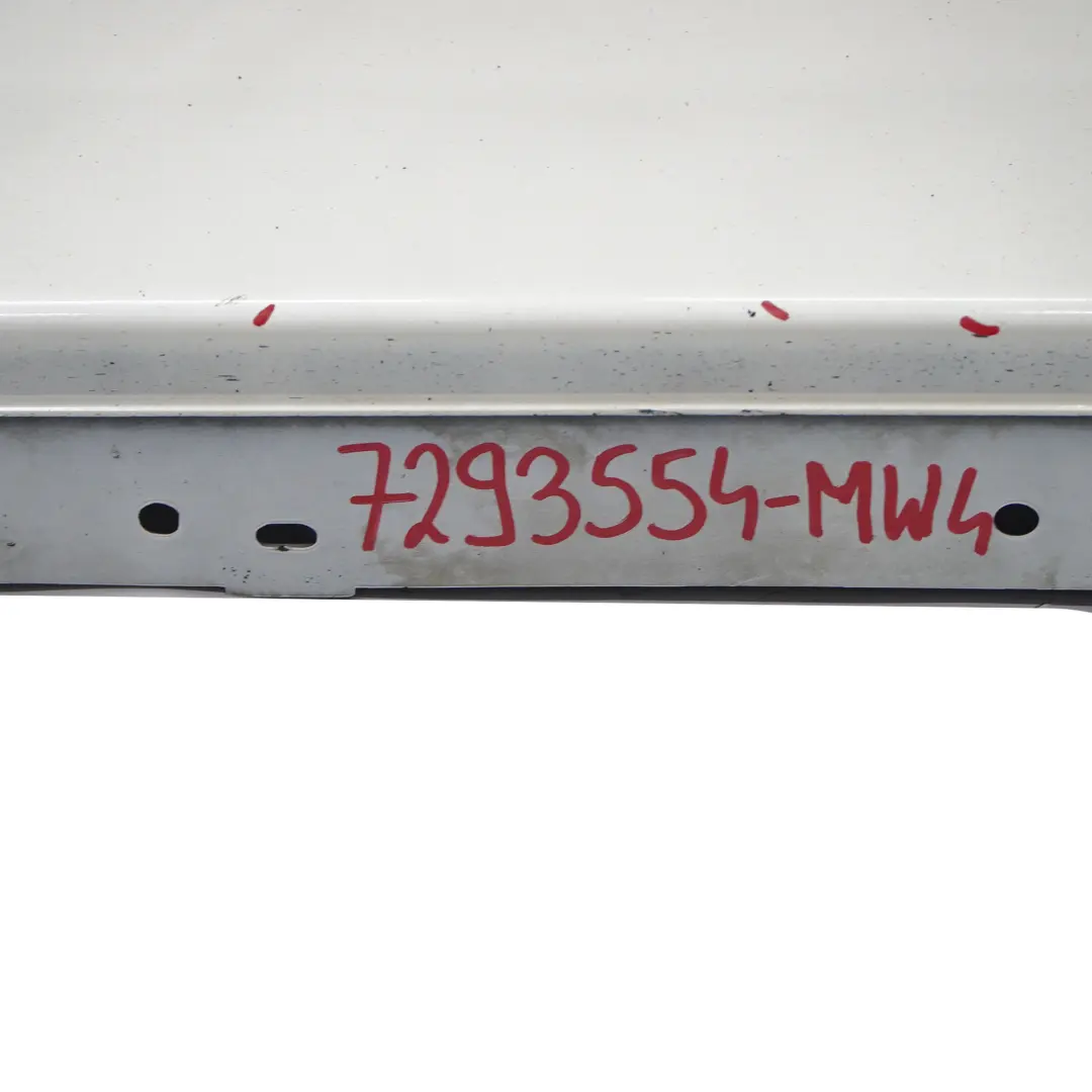BMW F20 Sill Strip Side Skirt Right O/S Mineralweiss Mineral White - A96 - SKU 7293554-MW4 - Part number 7293554