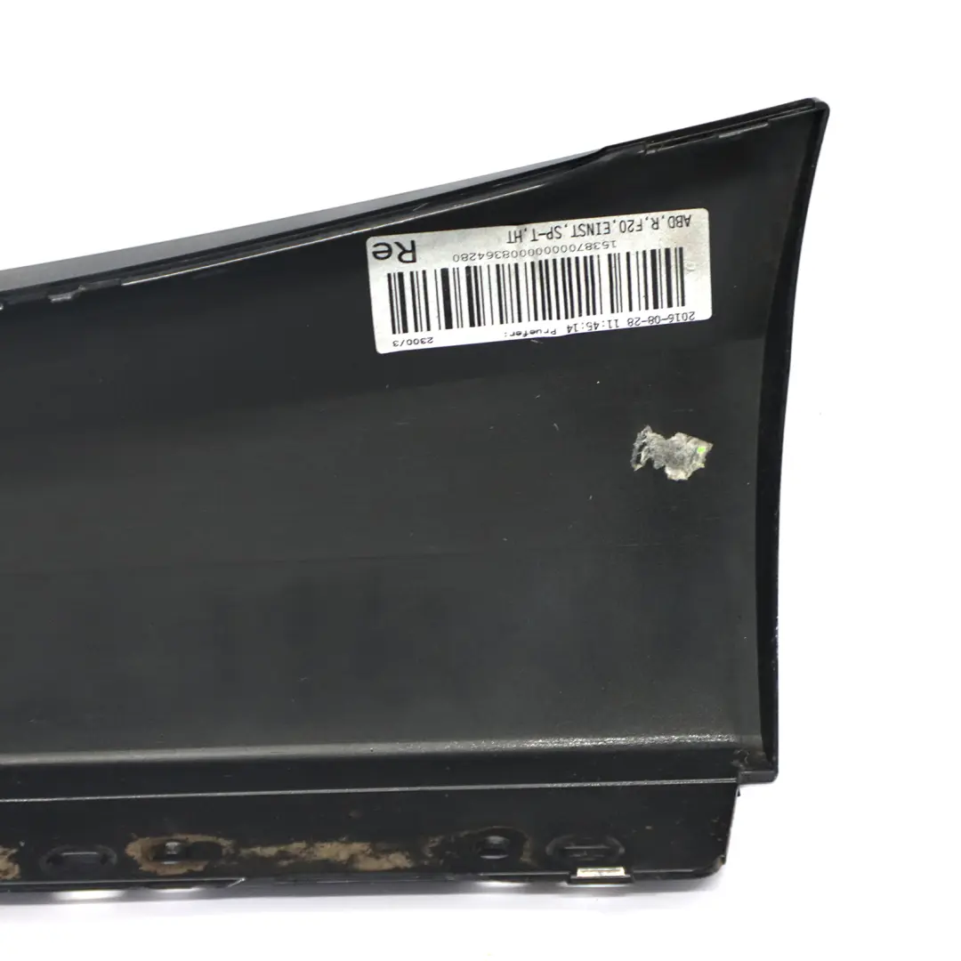 BMW F20 Striscia Davanzale Gonna Laterale Destra Pannello Schwarz 2 - 668 - SKU 7293554-SCH5 - Numero di parte 7293554