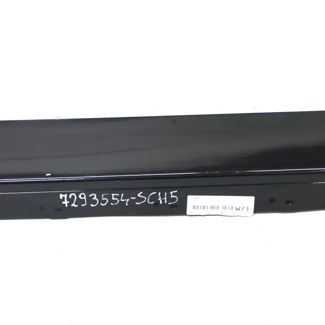 BMW F20 Side Skirt Sill Strip Right O/S Panel Schwarz 2 Black - 668 - SKU 7293554-SCH5 - Part number 7293554