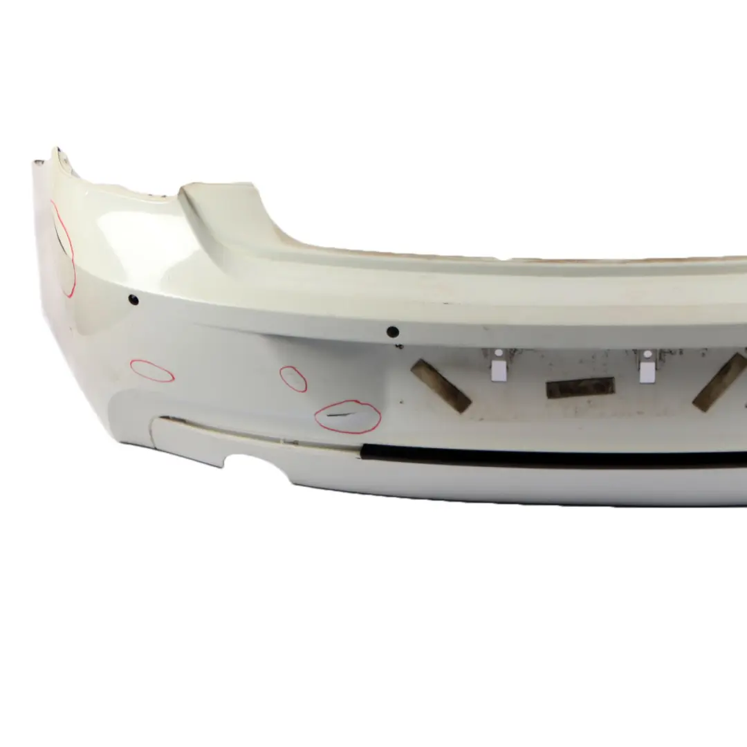 BMW F20 F21 Rear Bumper Trim Panel Sport Line Alpine White Alpinweiss 3 - 300 - SKU 7293569-AW - Part number 7293569