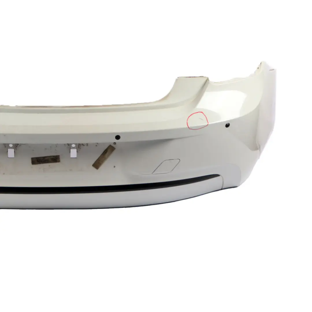 BMW F20 F21 Rear Bumper Trim Panel Sport Line Alpine White Alpinweiss 3 - 300 - SKU 7293569-AW - Part number 7293569