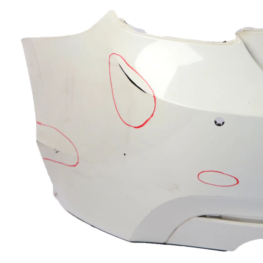 BMW F20 F21 Rear Bumper Trim Panel Sport Line Alpine White Alpinweiss 3 - 300 - SKU 7293569-AW - Part number 7293569