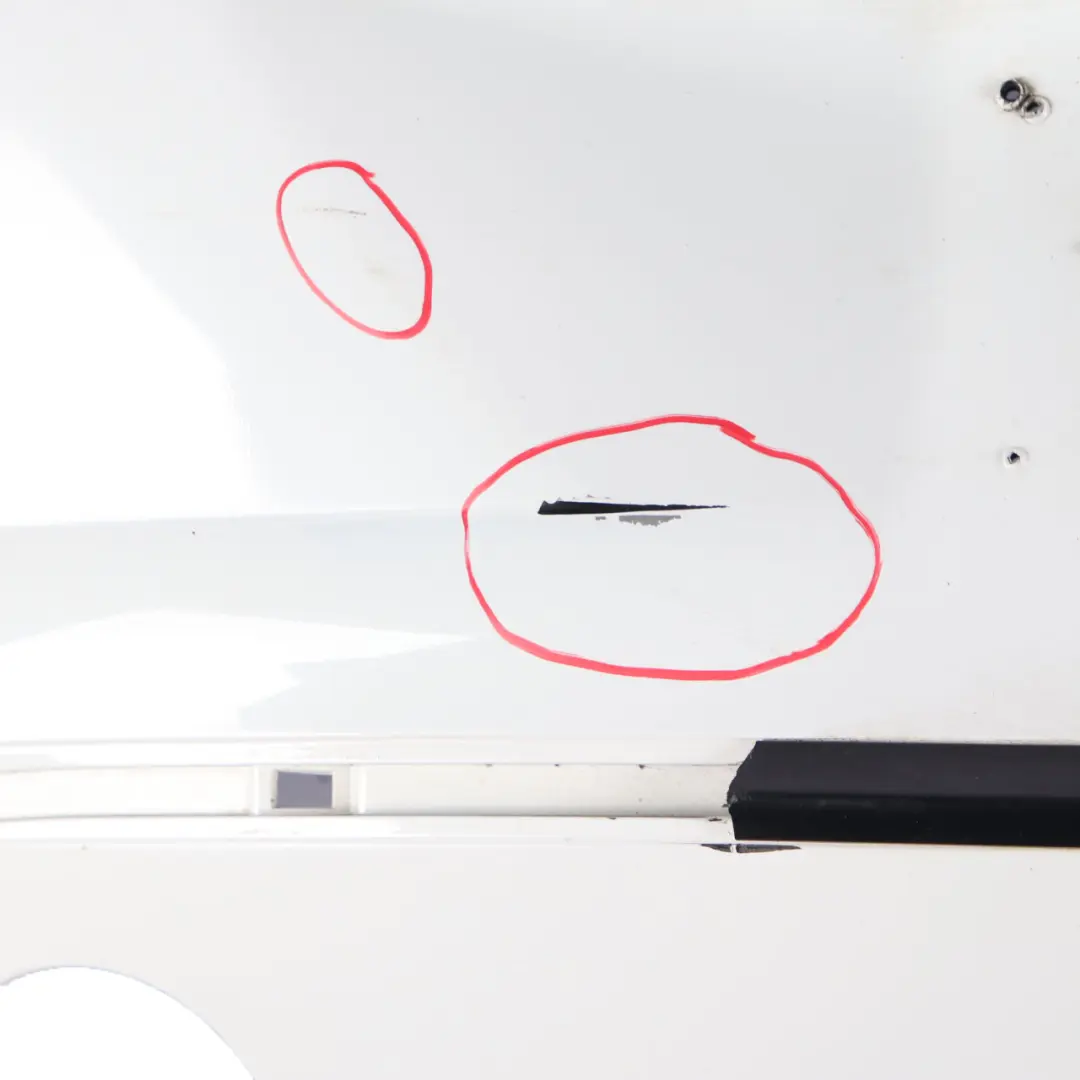 BMW F20 F21 Rear Bumper Trim Panel Sport Line Alpine White Alpinweiss 3 - 300 - SKU 7293569-AW - Part number 7293569