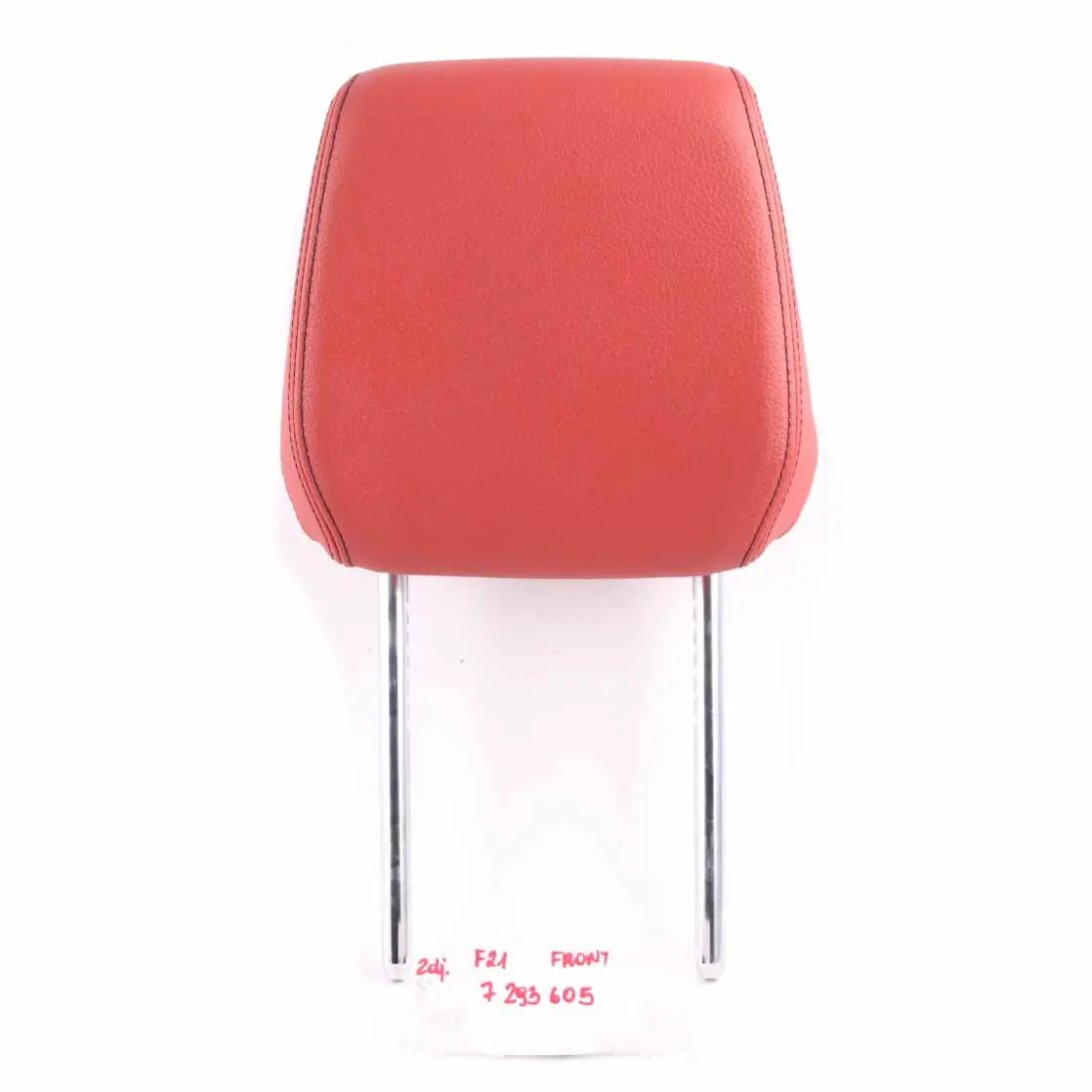 Reposacabezas Delantero BMW F20 F21 Asiento Izquierdo Derecho Cuero Rojo Coral
