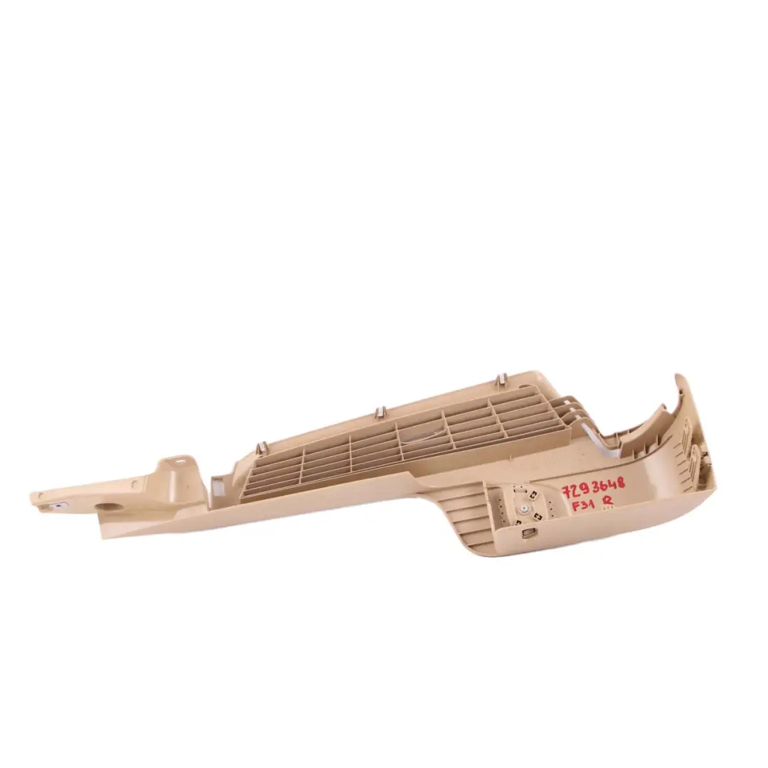 Embellecedor Barandilla Trasera Derecha Maletero Veneto Beige para BMW 3 F31 con número de pieza 7293648 BMW 3 F31 Embellecedor Barandilla Trasera Derecha Maletero Veneto Beige - SKU 7293648 - Número de pieza 7293648