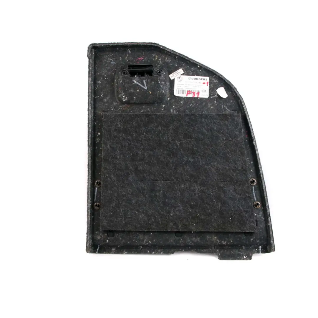 Left N/S Trunk Trim Rear Carpet Flap Boot Panel Black to BMW 3 Series F31 1 with Part number 7293677 BMW 3 Series F31 1 Left N/S Trunk Trim Rear Carpet Flap Boot Panel Black - SKU 7293677-1 - Part number 7293677