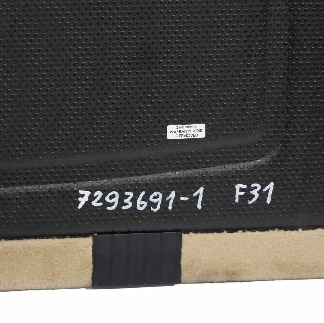 BMW F31 Touring Maletero Maletero Alfombra Panel Cubierta Beige - SKU 7293691-1 - Número de pieza 7293691