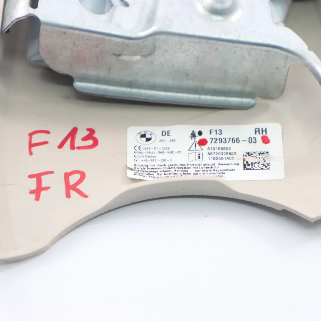 Airbag BMW F13 Siège Avant Droit Airbag Panel Elfenbein Weiss pour à propos du numéro de pièce 7293766 Airbag BMW F13 Siège Avant Droit Airbag Panel Elfenbein Weiss - SKU 7293766 - Numéro de pièce 7293766