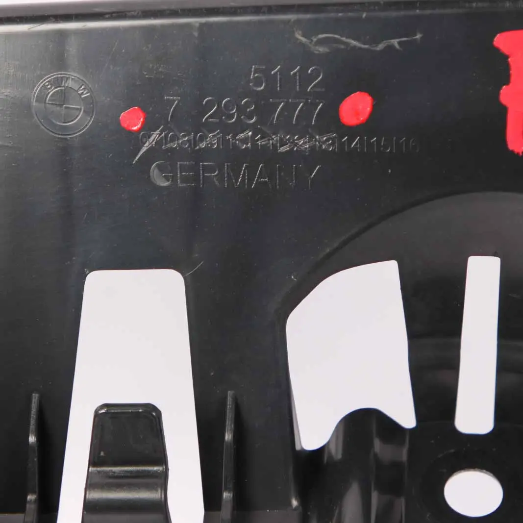 BMW F34 GT Rear Bumper Mount Bumper Centre Guide Support Bracket - SKU 7293777 - Part number 7293777