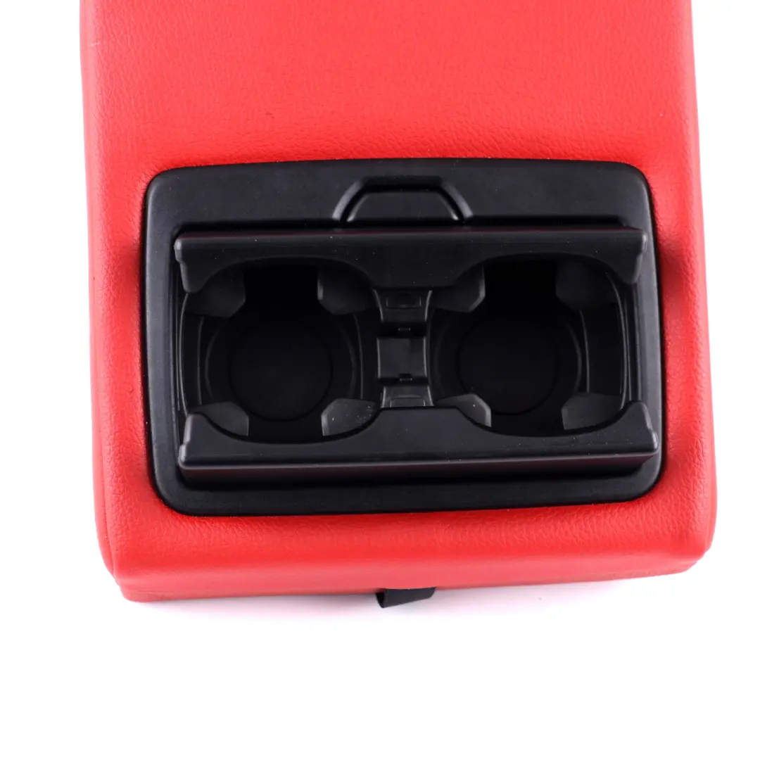 Arm Rest BMW F20 F30 F31 Rear Seat Cup Holder Armrest Leather Dakota Korall Rot to with Part number 7293859 Arm Rest BMW F20 F30 F31 Rear Seat Cup Holder Armrest Leather Dakota Korall Rot - SKU 7293859 - Part number 7293859