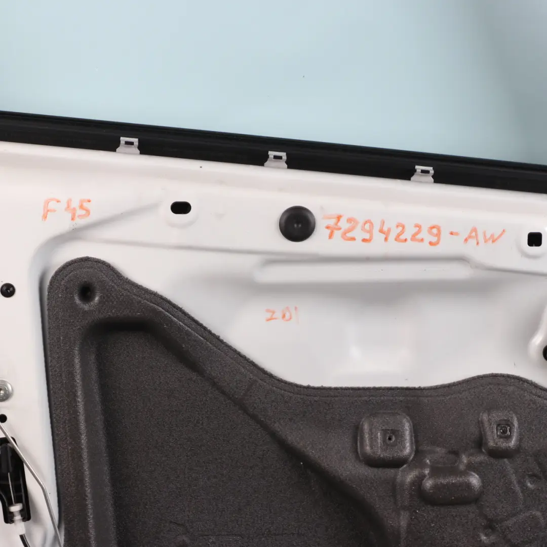 Door Front Left N/S Alpinweiss Alpine White 3 - 300 to BMW F45 with Part number 7294229 BMW F45 Door Front Left N/S Alpinweiss Alpine White 3 - 300 - SKU 7294229-AW - Part number 7294229