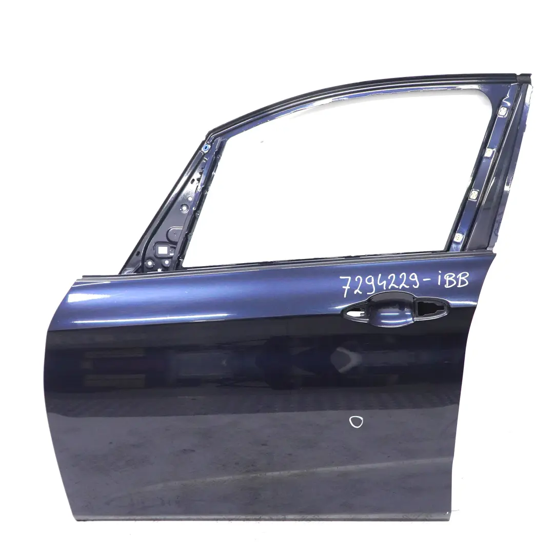 Door Front Left N/S Imperialblau Imperial Blue Metallic - A89 to BMW F45 with Part number 7294229 BMW F45 Door Front Left N/S Imperialblau Imperial Blue Metallic - A89 - SKU 7294229-IBB - Part number 7294229