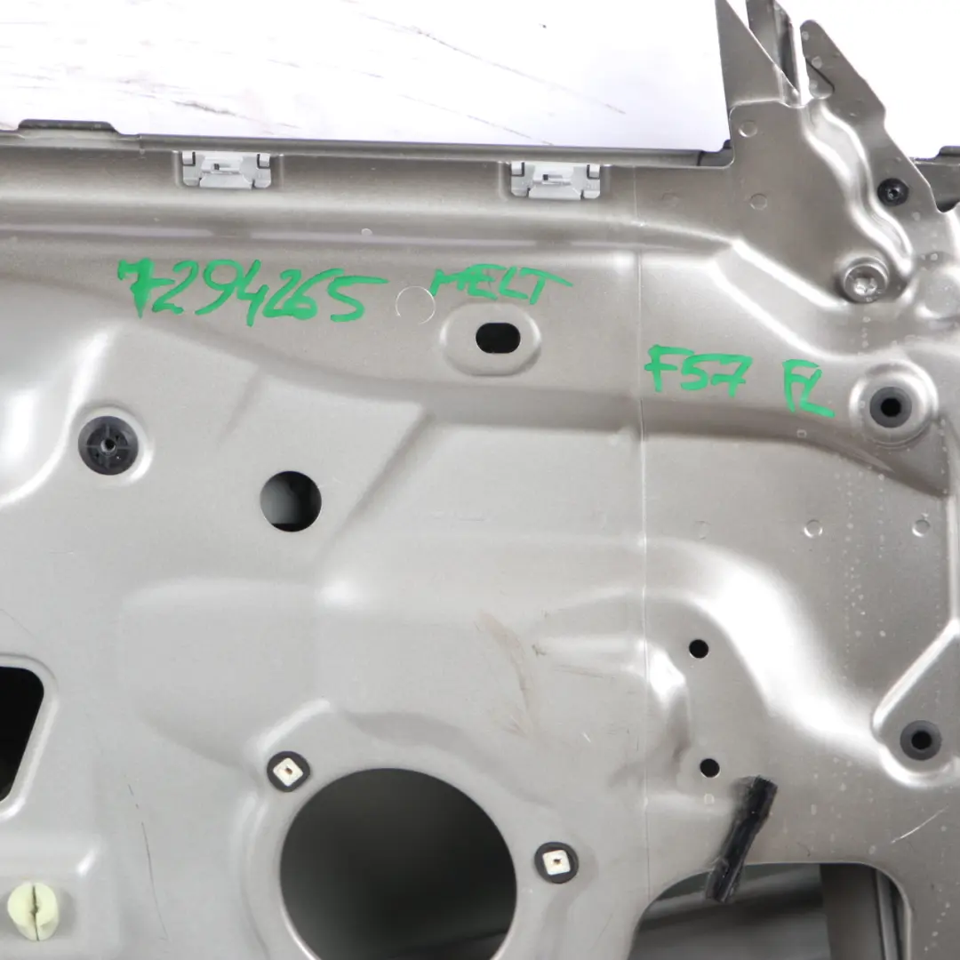 Door Front Left N/S Melting Silver Metallic - C2K to Mini F56 F57 with Part number 7294265 Mini F56 F57 Door Front Left N/S Melting Silver Metallic - C2K - SKU 7294265-MELT - Part number 7294265