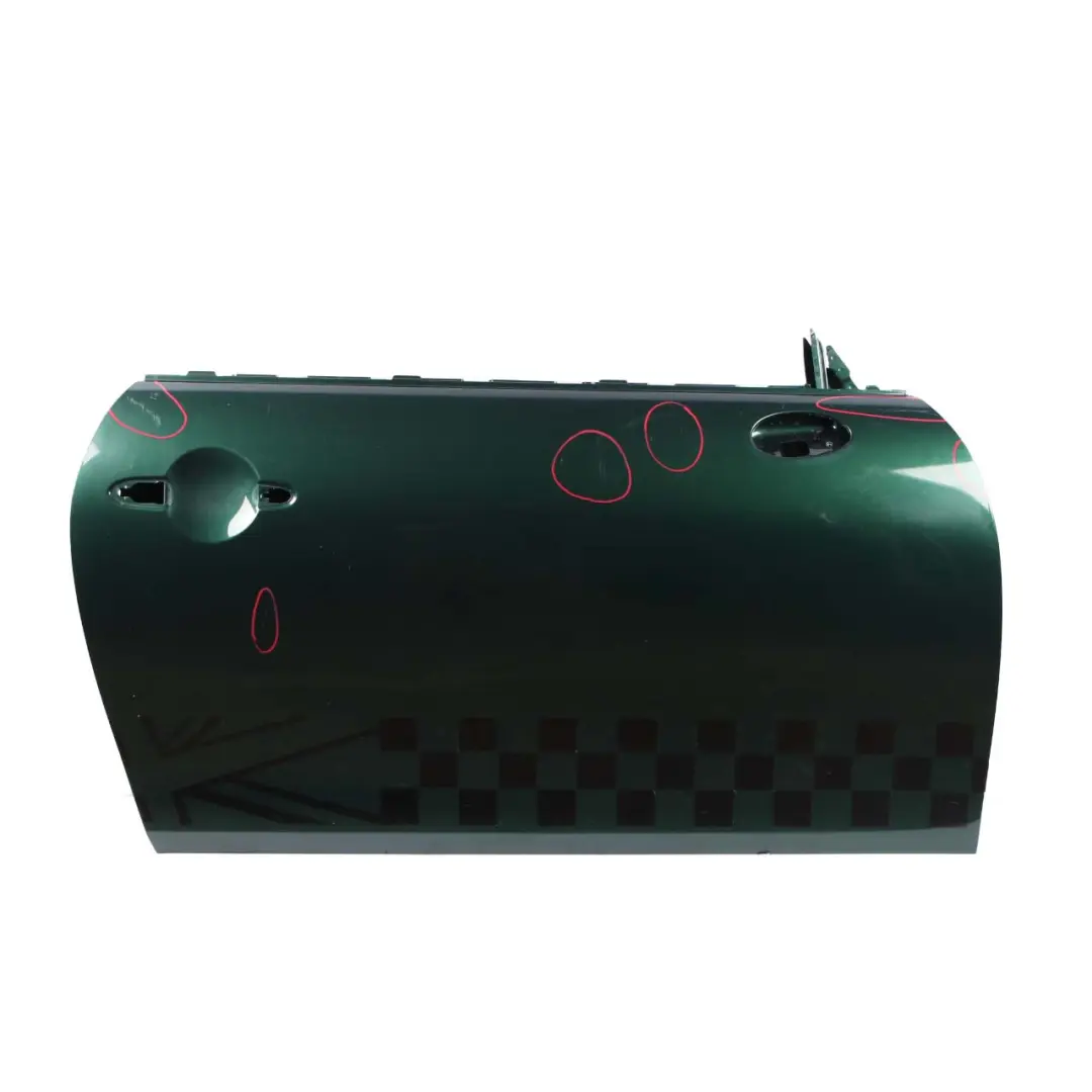 Door Front Right O/S British Racing Green II Metallic - B22 to Mini Cooper F56 F57 with Part number 7294266 Mini Cooper F56 F57 Door Front Right O/S British Racing Green II Metallic - B22 - SKU 7294266-BRGII - Part number 7294266